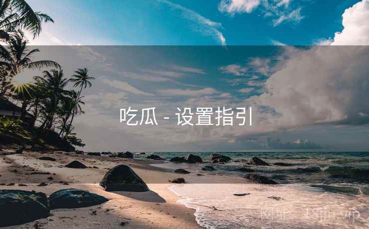 吃瓜 - 设置指引