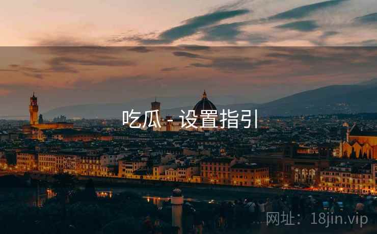 吃瓜 - 设置指引