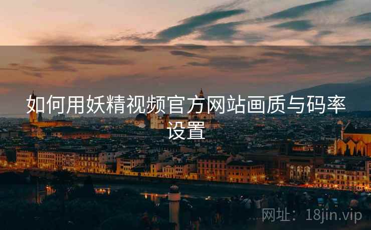 如何用妖精视频官方网站画质与码率设置